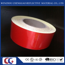 Solid Red Advertising Grade Reflective Material Tape in China Factory